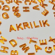 CUSTOM GOLD ACRYLIC LETTERS | CUSTOM GOLD ACRYLIC NUMBERS | CUSTOM GOLD ACRYLIC ALPHABET LETTERS | C