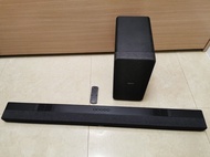 95%新 Denon 天龍 DHT-S517 3.1.2 Dolby Atmos Soundbar 喇叭