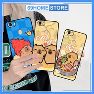 Oppo F5 / F5 Youth / F7 / F7 Youth case with cute Capy bara print