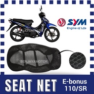 SYM MOTOR SEAT NET EBONUS E BONUS 110 EBONUS SR BLACK HITAM JARING SARUNG KUSYEN SEAT COVER NETT UNIVERSAL