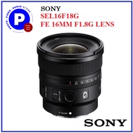 SONY SEL16F18G FE 16MM F1.8G LENS