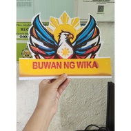 BUWAN NG WIKA HEADDRESS LAMINATED