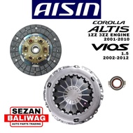 AISIN CLUTCH SET TOYOTA COROLLA ALTIS 1.6 1.8  VIOS 1.5 2001-2012