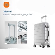 Xiao Metal Carry-on Luggage 20" | Alunum Magnesium Alloy | 360 Spinner Wheels | TSA-Approved Dual Lo