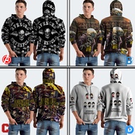 Avenged Sevenfold Band A7X Hoodie Pullover Fullprint Polyester Jersey Material | A7X-21095105