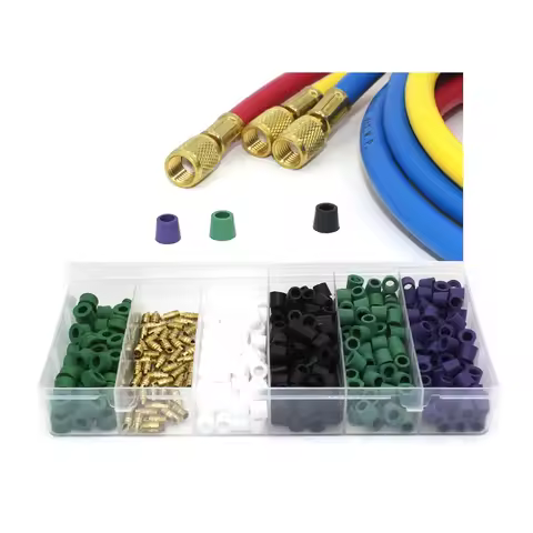 Air Conditioning Refrigerant Filling Tool Sealing Ring, 5/16, 1/4, 3/16 R410a R134a R22