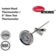 Cooper ATKINS 2238-06 Instant Read Thermometer / 8" Stem Test Thermometer