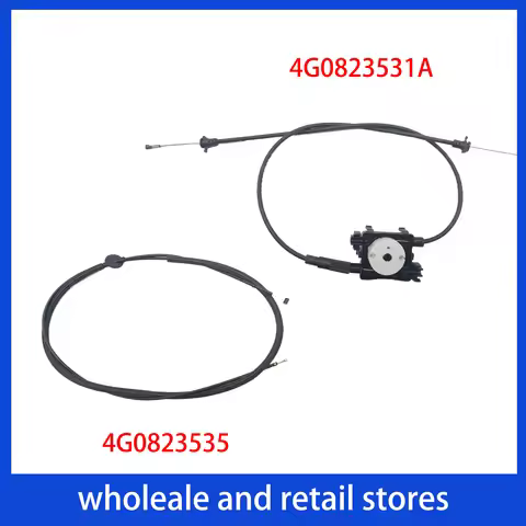 For Audi Hood Release Cable 4G0823531A 4G0823535 Compatible with A6 Quattro S6 A7 Quattro S7 RS6 RS7