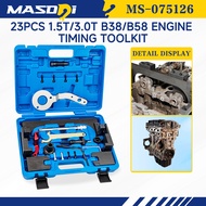 Masdsi 23-Piece Engine Timing Tool, Engine Camshaft Alignment Timing Tool Kit Compatible with BMW Mi