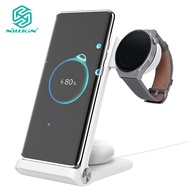 Nillkin Đế Sạc Không Dây 3 Trong 1 Cho iPhone 13 Pro Max Xiaomi 12 Sạc Nhanh Cho Samsung Huawei Garm