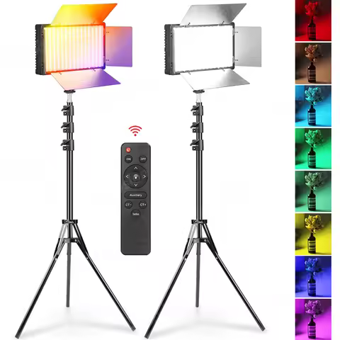 U800 RGB Photo Light LED Photo Studio Light Camera Phone Video Recroding RGB Panel Lamp LED Vdieo Li