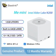 Beelink Me Mini Intel N200/N150 Six-Slot Nas Ultra-Quiet Private Cloud Home Dual 2.5G Mini PC