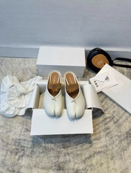 「Maison Margiela MM6馬吉拉 皺摺分趾鞋 Tabi分趾芭蕾舞綁帶鞋 」