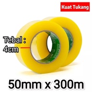 300M opp tape / Transparent clear Big Roll 50mm X 300m / packaging stretch film