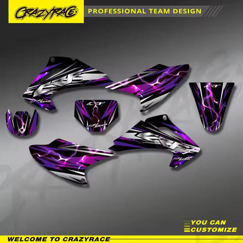 Motorcycle Graphics Background Decal Stickers Protector Kits For Honda CRF230 CRF150F CRF230F CRF 15