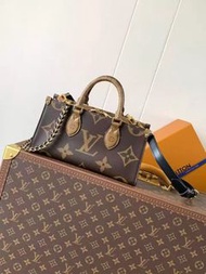 LOUIS VUITTON ONTHEGO EAST WEST Chain 單肩斜跨包