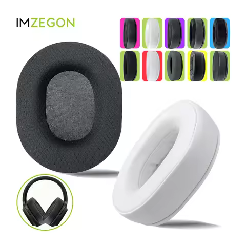 IMZEGON Replacement Earpads Headband for Razer Barracuda X Headphones Ear Cushion Sleeve Cover Earmu