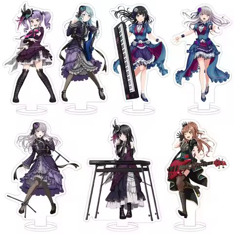 Lucky Seven Store Girl band BanG Dream Roselia Imai Lisa Minato Yukina Hikawa Sayo Shirokane Rinko A
