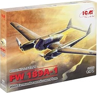 ICM Models 1/72 FW 189A-1 WWII German Reconnaissance Plane Model Kit