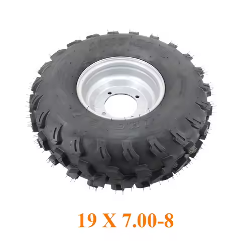 ATV Wheels 19/7-8 19X7.00-8 19X700-8 19X7-8 4PLY ATV QUAD TIRE WHEEL TUBELESS Tyres Hub 8 Inches Whe