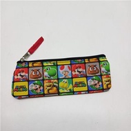 日本 Nintendo Super Mario Bro 孖寶兄弟 彩色帆布 筆袋
