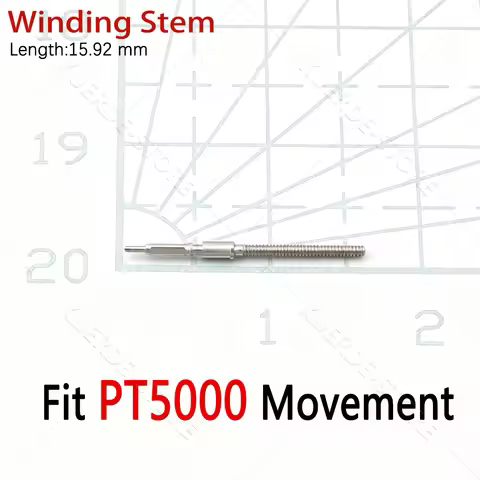 Original H.K PT5000 Winding Stem Parts Mechanical Movement Winding Stem NEW Fit PT5000 Movement Repl
