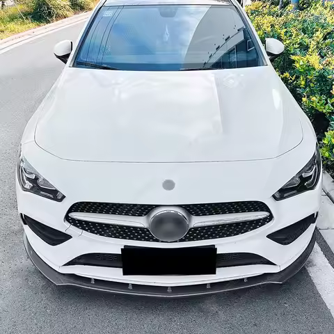 Car Front Bumper Lip Splitter Diffuser For Mercedes Benz CLA Class C118 W118 X118 CLA180 200 220 250