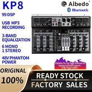 Aibedo KP8 channel professional audio mixer Bluetooth audio dsp USB mini audio interface para sa rec