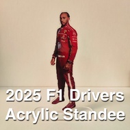 F1 Drivers Mini Standee Formula 1 Acrylic Drivers Decoration - Leclerc, Sainz, Norris, Verstappen, H