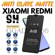 Pelindung Skrin Anti Glare Matte Glass 9H Redmi Note 7/8/9s/10/11s/12 Pro/13/14/Redmi 7/8/9/10/10c/1