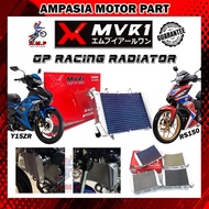 MVR1 GP Style Racing Alloy Radiator TEQ-CMS RADIATOR FAN Y15ZR Y15 RS150 Titanium ***