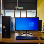 Budget PC Komputer Full Set Refurbished Used PC i3 i5 i7 SSD 27 inch Wide - DELL HP Lenovo Komputer 