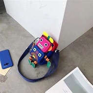 2025 New Style Small Bag Cute Robot Mobile Phone Bag Fashionable All-Match One-Shoulder Messenger Ba