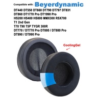 Suitable for Beyerdynamic DT880 DT990 DT770 DT1770D T1990 Pro T90 T70 T5P HS800 replaceable Cooling 