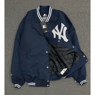 Varsity JACKET VINTAGE BASEBALL VARSITY JACKET- JACKET VERSITY NEWYORK MLB - FULL Embroidery JAKET B