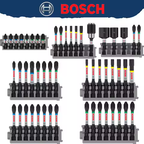 BOSCH PRO Control Screwdriver Bit Set PH1-PZ3 S2 Modified Steel High Hardness Power Tool Attachments
