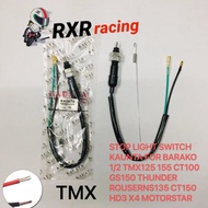 STOP LIGHT SWITCH KAUNTA FOR BARAKO 1/2 TMX125 155 CT100 GS150 THUNDER ROUSERNS135 HD3 X4 MOTORSTAR