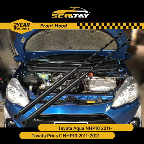 SEMTAY Hood Struts for Toyota Aqua NHP10 /Prius C NHP10 2011-2021 Bonnet Lift Assist Spring Shocks S
