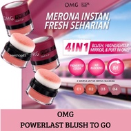 OMG Oh My Glam Powerlast Blush to Go Blush On Pigmented Blush On OMG
