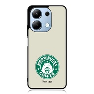 Redmi Note Series 14 13 12 11 10 9 8 7 6 5 Pro 4g 5g TPU Softcase Meow Bucks Coffee