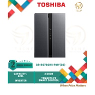 TOSHIBA SIDE-BY-SIDE DOOR INVERTER REFRIGERATOR -  (623L) GR-RS780WI-PMY(06)