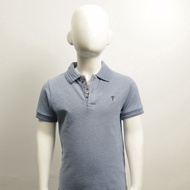 COLLEZIONE C2 22BT1K026 L.BLUE Pique Polo Shirt KIDS Polo Shirt Casual Wear KIDS Key logo Filipino M