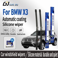 Bmw X3 Dedicated Wiper BMW X3 (F25) Silicone Coated Wiper Cartilage Wiper Car Wiper Mute Silicone Wi