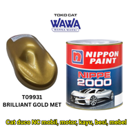 cat duco nippe 2000 brilliant gold met T09931 emas metalik 1kg/ecer repack