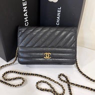 #超耐用山羊皮 #全網最低💰 香奈兒黑金Woc發財包 #已絕版超稀有