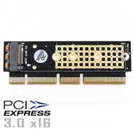 M.2 NGFF NVMe SSD TO PCIE 3.0 X16/X8/X4 Adapter for 1U/2U Server and Low Profile PC