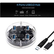 NYK USB HUB 3.0 4 port Super Speed USB 3.0 Transparent NYK-HB-UB30TR4