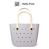 Hello Polo ผู้หญิงกระเป๋าถือ กระเป๋าสะพายความจุขนาดใหญ่ สไตล์ครีม นุ่มนวลเหมือนเมฆ ลำลอง แบบพกพา ฤดู