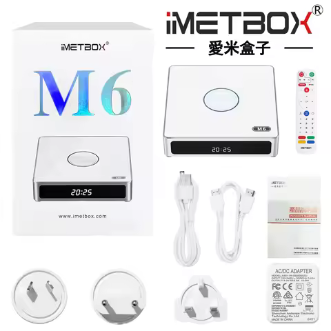 IMETBOX M6 2025 TV Box 4G64G Android TV Box Best Set Top Box in Korea Japan USA Canada UK Singapore