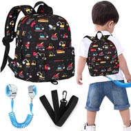 Accmor Toddler Backpack with Leash, Baby Backpacks with Anti Lost Wrist Link, Cute Mini Kids Backpac